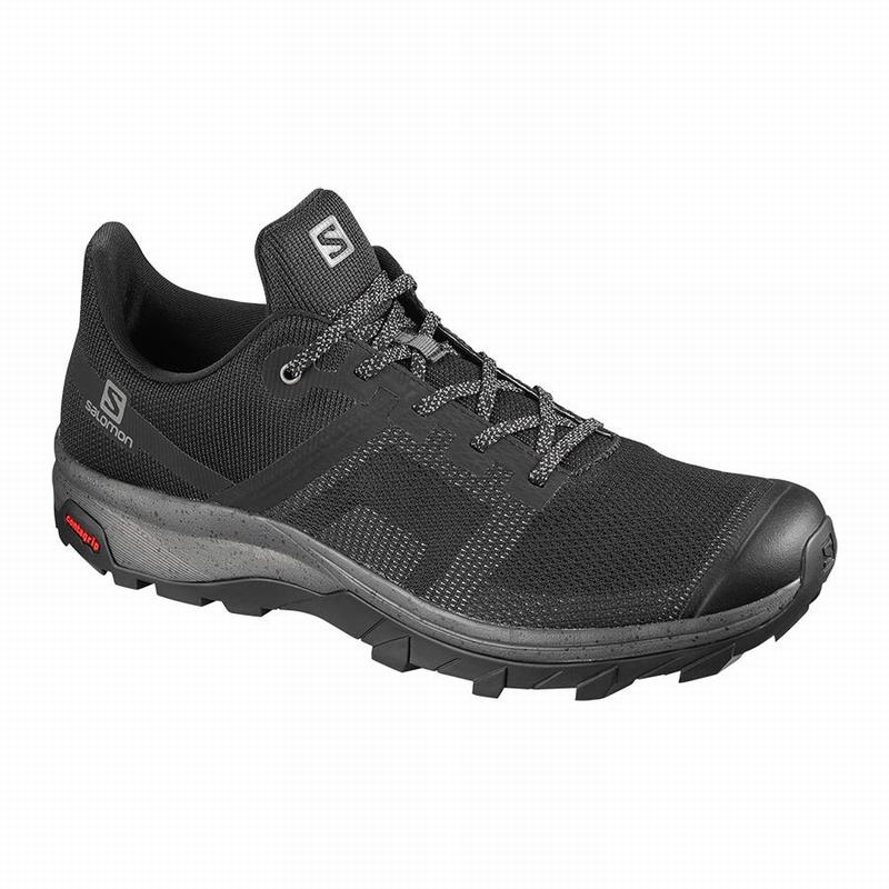 Salomon Israel OUTLINE PRISM - Mens Hiking Shoes - Black (PQVK-27549)